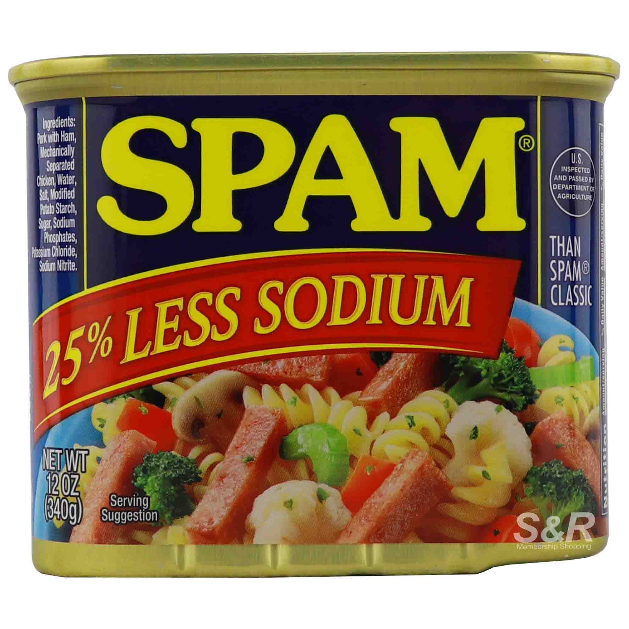 Spam Luncheon Meat 25% Less Sodium 340g Spam Luncheon Meat 25% Less Sodium 340g